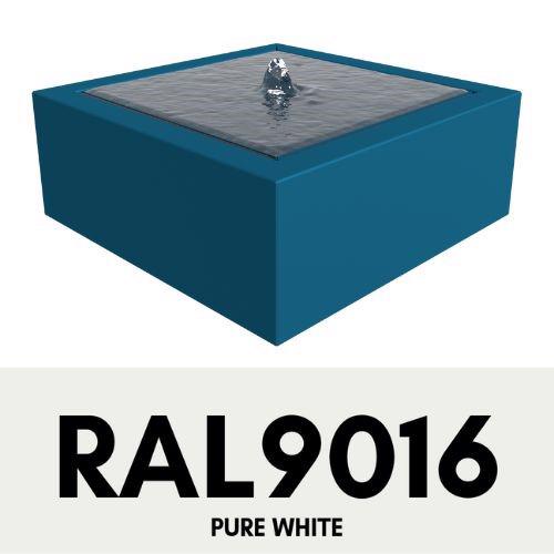 Aluminium Somni Water Table - RAL 9016 - Pure White